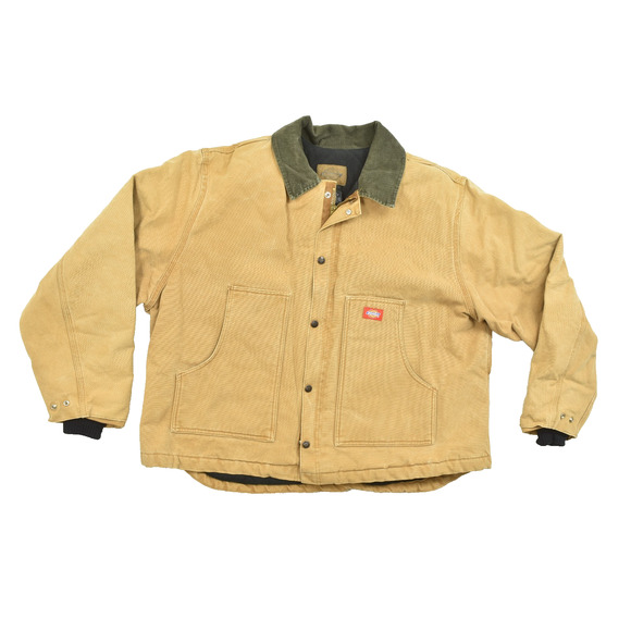 Dickies Men's Big & Tall Size 2XL Quilt-Lined Duck Canvas Chore Jacket Insulated - Picture 1 of 8